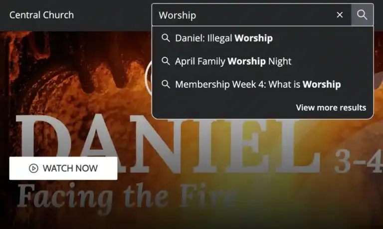 A library, not a video dump