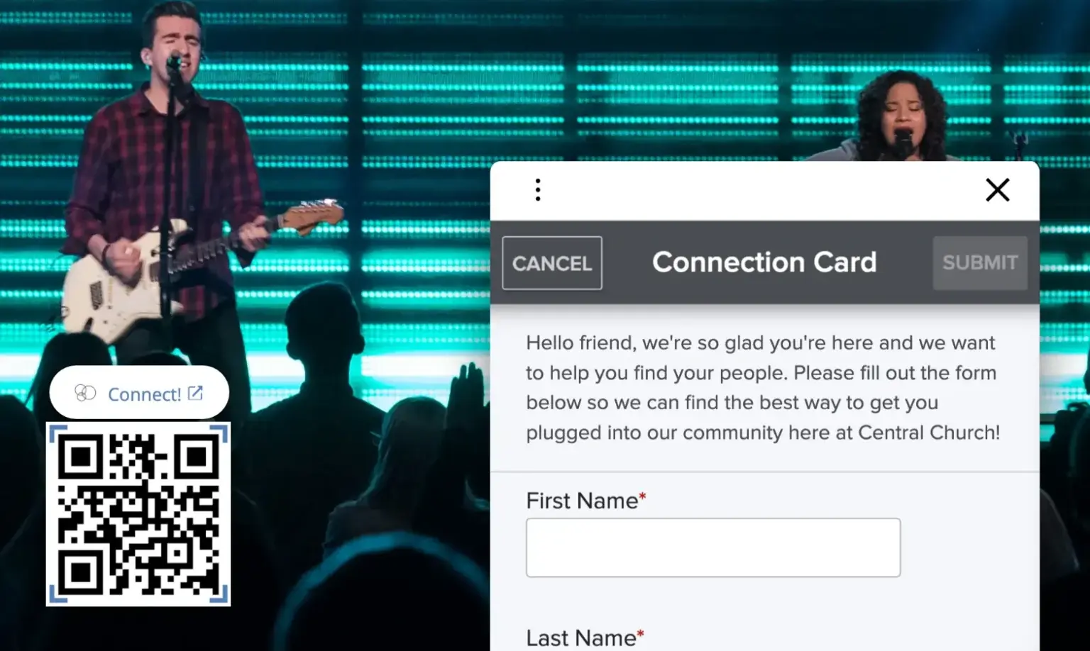 Your audience never has to leave.