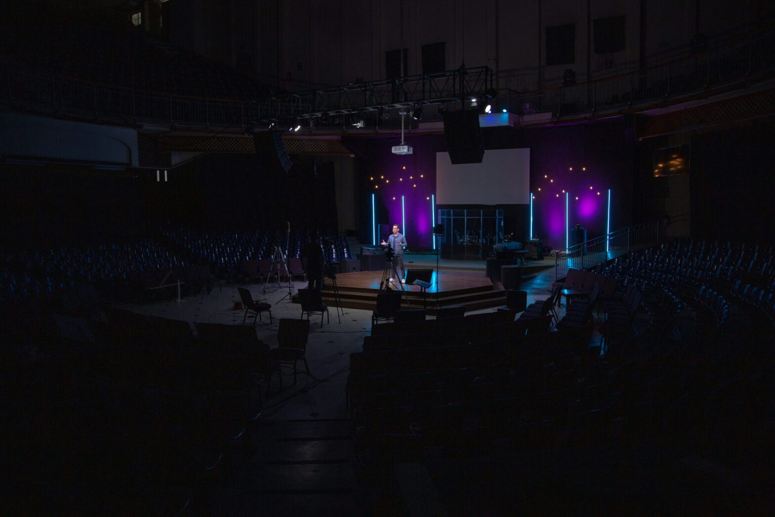 church live stream production